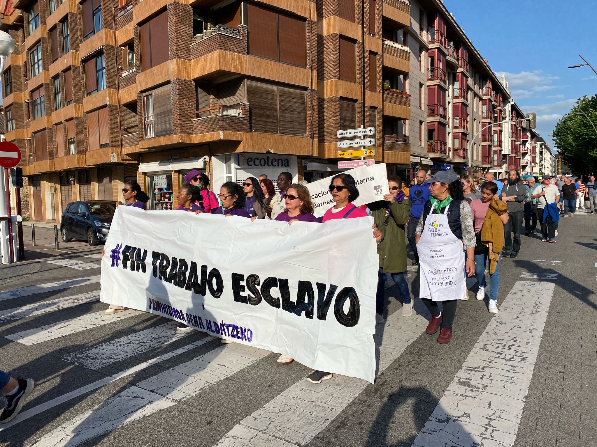 ocho horas laborales es lo que demandamos las trabajadoras del hogar y cuidados.
